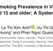 Second-Hand Smoking Prevalence in Vietnamese Population Aged 15 and older: A Systematic Review and Meta-Analysis